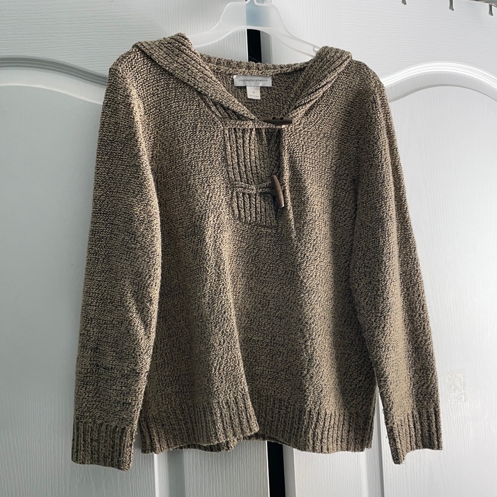 Size M cozy sweater. Brown. Christopher and Banks